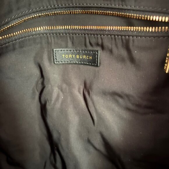 Tory Burch Penn Nylon Zip Tote - Black - Medium - Picture 6 of 11